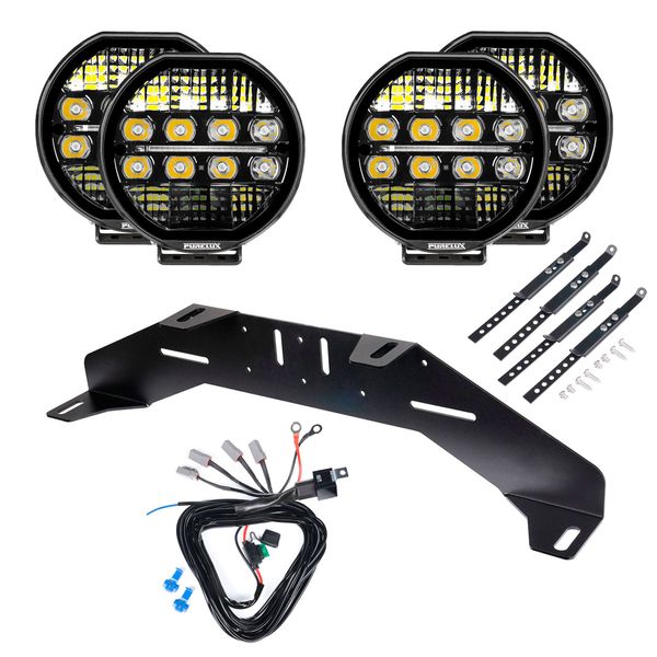 Auxiliary light kit PURELUX WRC 7, 432W / 26 000 lm - Complete set - Image 2