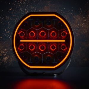 Auxiliary light STRANDS Big Energy 9" EB - Round / 22 cm / 126W / Off-road
